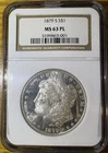 1879-S $1 Morgan Silver Dollar NGC MS63PL Looks DMPL