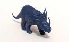 Styracosaurus MPC Nabisco Dinosaur Royal Blue Cereal Premium Vtg 1960s Plastic