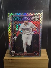 2025 Topps Chrome Update Series Jake Burger X-Fractor #USC37 Rangers