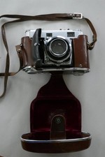 Vintage Camera 35mm Kodak Retina III C w/ Leather Case