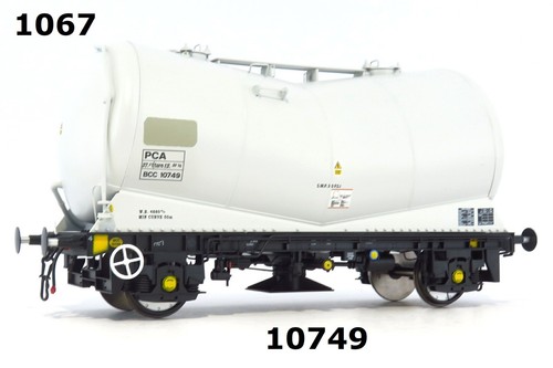 Heljan 1067 PCA Pulvertank 10749 in BR Grey Livery Era 9 | Condition: New