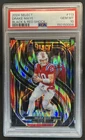 2024 Panini Select Drake Maye Premier RC Black and Red Prizm Shock #113 PSA 10