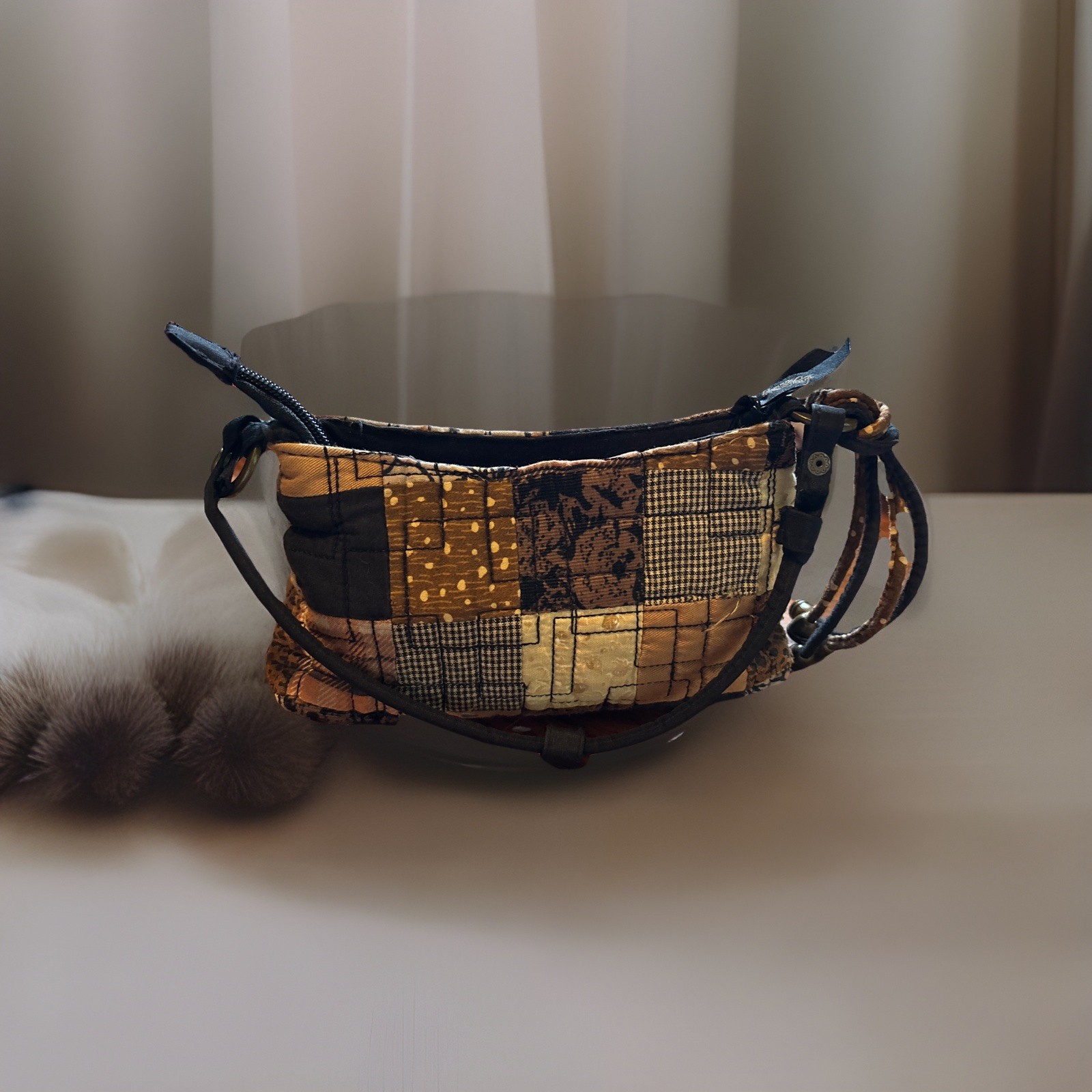 Donna Sharp Quilted Patchwork Shoulder Purse/cros… - image 3