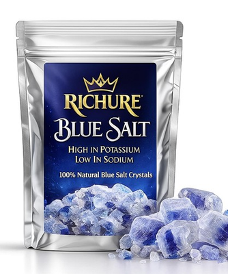 #ad Ancient Blue Salt – Rare Mineral Treasure High Potassium Low Sodium Pure amp; U $17.24