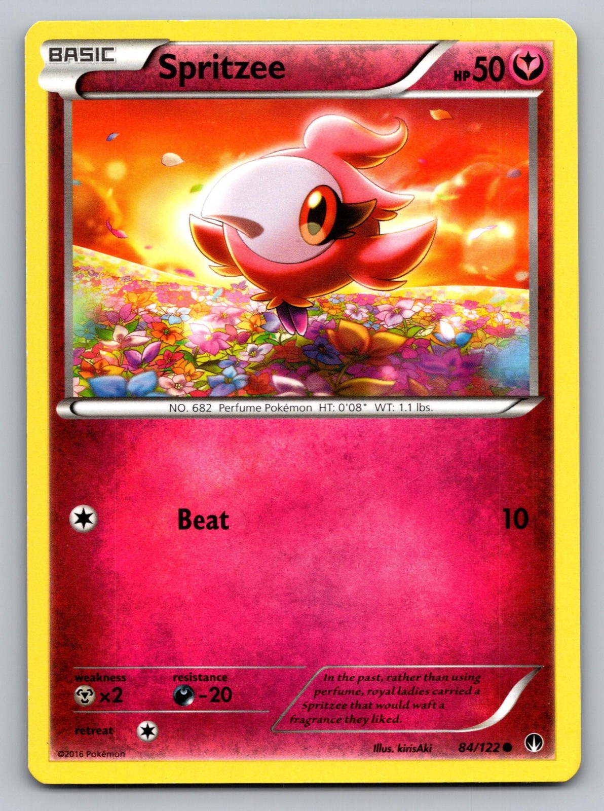 Spritzee 84/122 Common BREAKpoint Pokemon Lightly Played