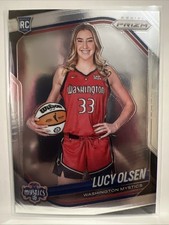 2025 WNBA Prizm Lucy Olsen Base RC #145 Washington Mystics