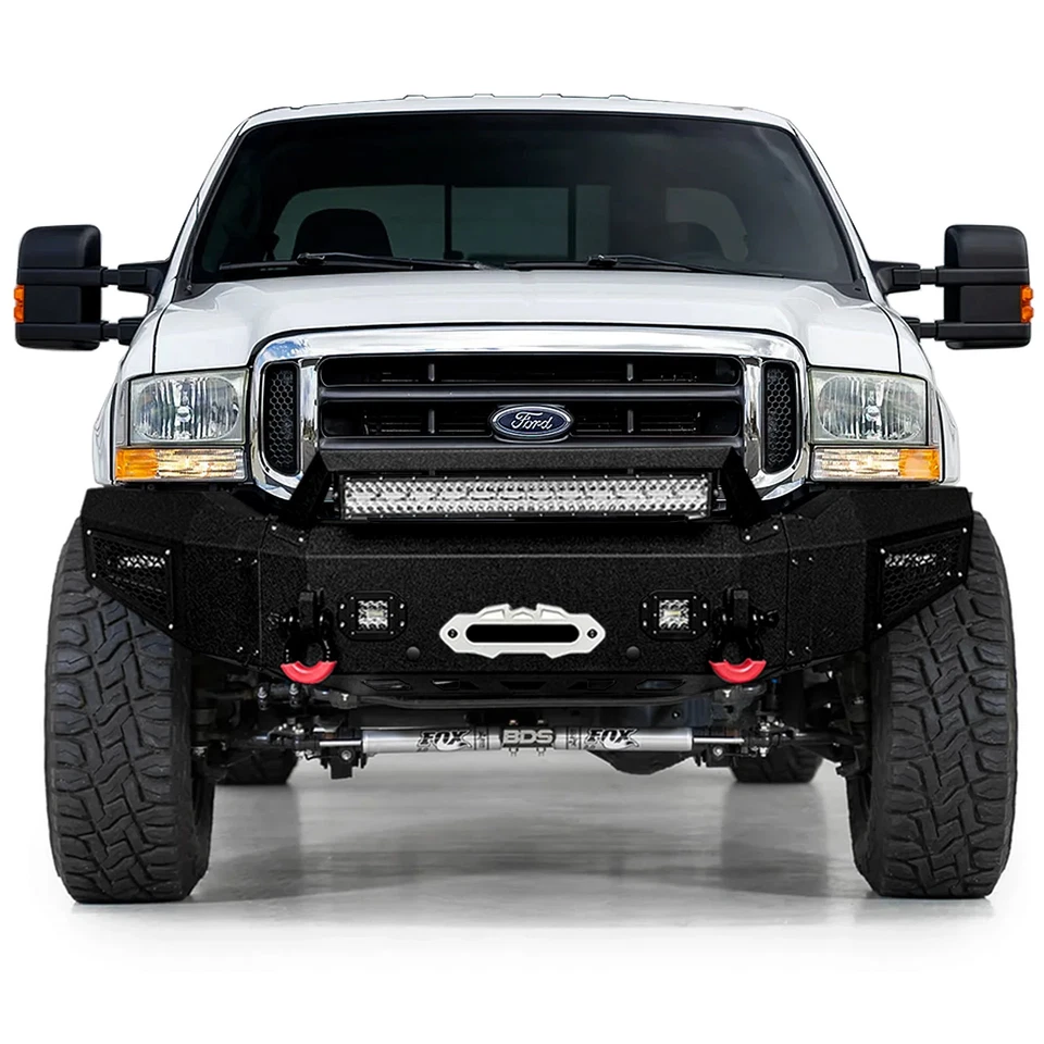 Vijay For 1999-2004 Ford F250-F450&Excursion New Front/Rear Bumper W/Winch Plate Foto 4 de 4