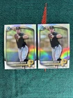 Konnor Griffin 2025 Bowman Draft Chrome REFRACTOR 2-card Lot MLB TOP 100 Pros