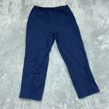 Denim  Co Stretch Elastic Waist Blue Casual Pants Size XL a1608