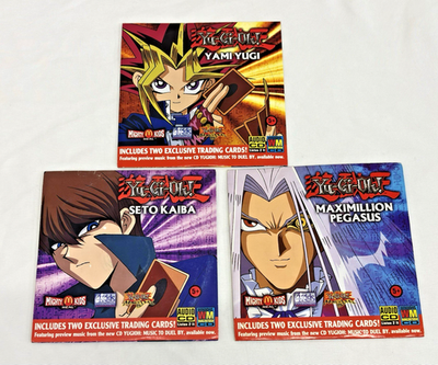 非売品日本未配布4枚まとめ売り　遊戯王　McDonalds 2002 McDonalds Yu-Gi-Oh 2002 CD Set Yami Yugi Seto Kaiba Maximillion