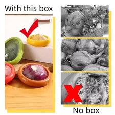 Reusable Transparent Fridge Storage Box for F...
