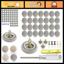 60-Piece Car Roof Headliner Repair Kit - Universal Snap Rivets Installation To