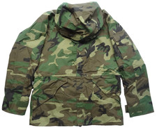 NEW Cold Weather Parka M-Long Camouflage Nylon Jacket 1992 Full Zip ECWCS Snap