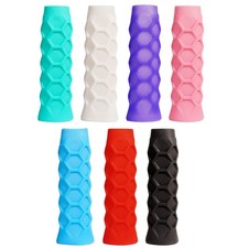 Silicone Racket Handle Grip Anti Slip Sweat Absorbent Replacement Tennis Padel