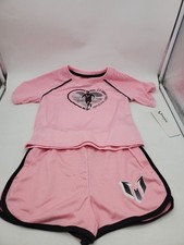 Messi Girls Active Lifestyle Jersey Set, Size 6/6X