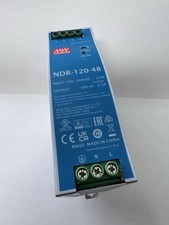 MeanWell NDR-120-48 Industrial DIN Rail Power Supply 120W 48V 2.5A
