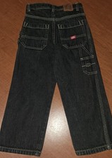 Vintage Ecko Unltd Jeans Boys 4 4t Baggy Wide Leg Hip Hop Skater Black Y2K