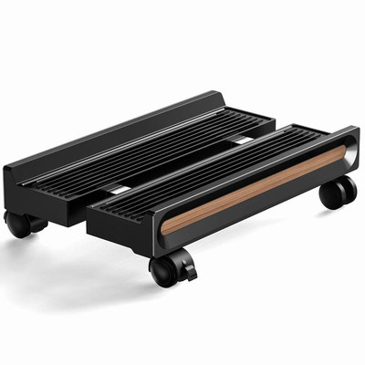 Adjustable Mobile CPU Stand,Ventilated PC Stand for Floor, Computer Tower Stand 
