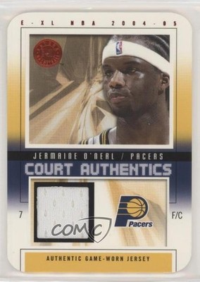 2004-05 E-XL Court Authentics Die-Cut 25/75 Jermaine O'Neal #CA-JO tf6