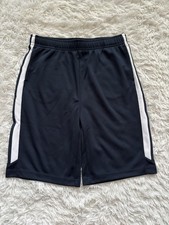 Lands End boys sz. 14/16 blue mesh side striped sport shorts. Fantastic cond