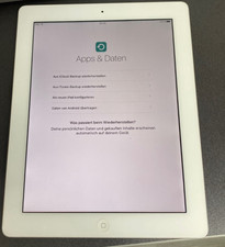 Apple iPad 4. Gen. 16GB, WLAN, 24,64 cm, 9,7 Zoll Weiß mit belkin-Hülle  DEFEKT*