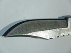 4" Damascus Steel Blade Lockback Folding Knife Stag handles w/ sheath DM-1040 — photo 4