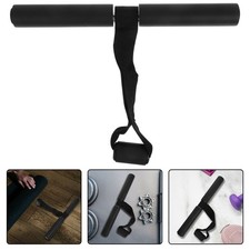 Barra de fitness para entrenador abdominal sentado con correa en forma de T para ejercicio muscular