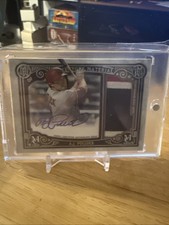 2016 Topps Museum Collection Momentous Material /10 AJ Pollock Jumbo Patch Auto