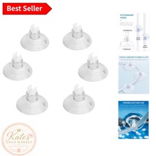 20 Clear Aquarium Suction Cup Clips for Aeration Setup - Easy Maintenance Design