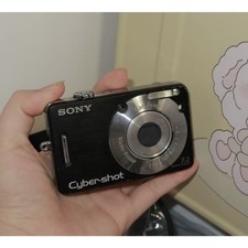 Sony Cyber-shot DSC-W70 7.2MP Black 3x Optical Vintage Digital Camera