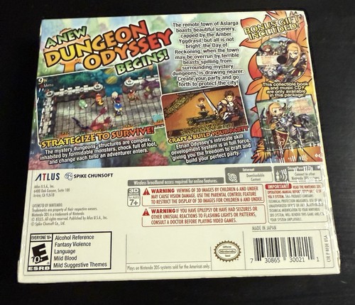 Etrian Mystery Dungeon Launch Edition - Nintendo 3DS **NEU Sealed. - Bild 3 von 4
