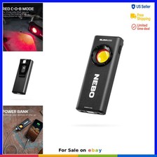 Rechargeable Pocket Light 1200 Lumen LED Red Laser Pointer Power Bank USB