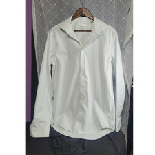 Calvin Klein Infinite Wrinkle Free Slim Fit 16.5 36/37 Check Dress Shirt Cotton