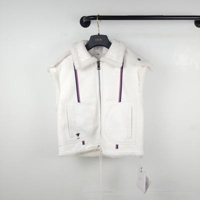 Dior Lammfellleder Weste mit Kapuze 348G46AL870 7130 112859183