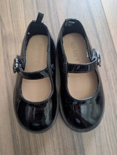 Old Navy Girls Black Patent Leather Mary Jane Flats Dress Shoes Size 7