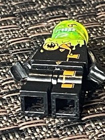 Lego Agents Villian DR. D ZASTER MINIFIG  w/Neon Green Minifigure Head -8969