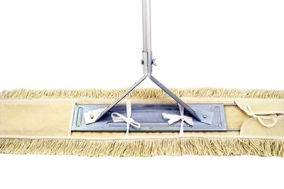 Axis Line 130cm Wischmop - System (Metallklapphalter-Profi-Komplett-Set) starre