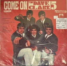 RARE DAVE CLARK FIVE Come On LP TAIWAN PRESS RED VINYL IMPORT w/ STICKER