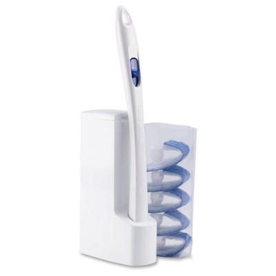 Scotch-brite Disposable Toilet Scrubber - 1 Box - Blue, White (558sk)