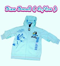Bluey Girls Boys Kids Size 6 Warm Up Hoodie