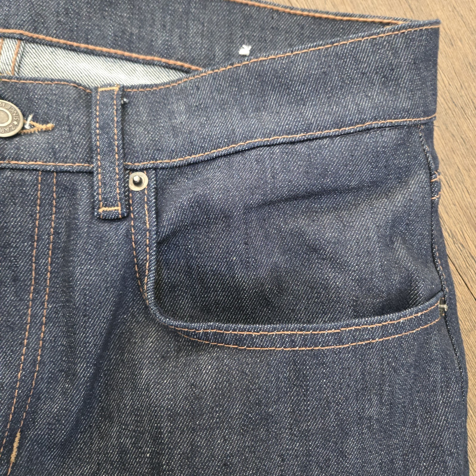 ZARA MAN SKINNY Fit Jeans Dark Wash Men’s 32 US NEW image 9
