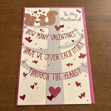 American Greetings Romantic Valentine’s Day Greeting Card-New  (Husband)