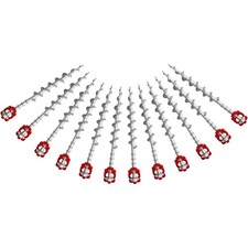 12 Pcs 12" Aluminum Ground Anchors, Tent Stakes Heavy Duty for Swing Set Anch...