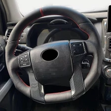 For Toyota Tacoma Tundra 4Runner TRD Perforated Leather Steering Whee Upgrade 