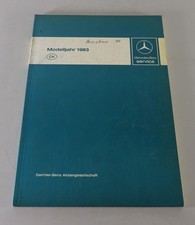 Werkstatthandbuch Einführung Mercedes Benz W123 W126 R107 Änderungen ab Mj. 1983