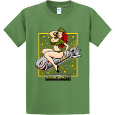 NEW Art Society x Artbag Ink BOMBS AWAY DILL GREEN Tee Shirt SM-4XL MADE IN USA