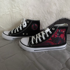 High-Top Sneaker Naruto/ Itachi Schwarz/Rot/W...