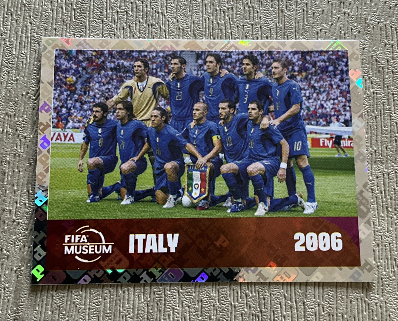 2026 Panini FIFA World Cup Stickers 2006 Italy Champion Museum Foil #FWC 18
