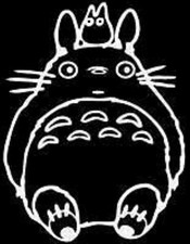 Totoro Ghibli My Neighbor anime Bunny die cut vinyl decal sticker window