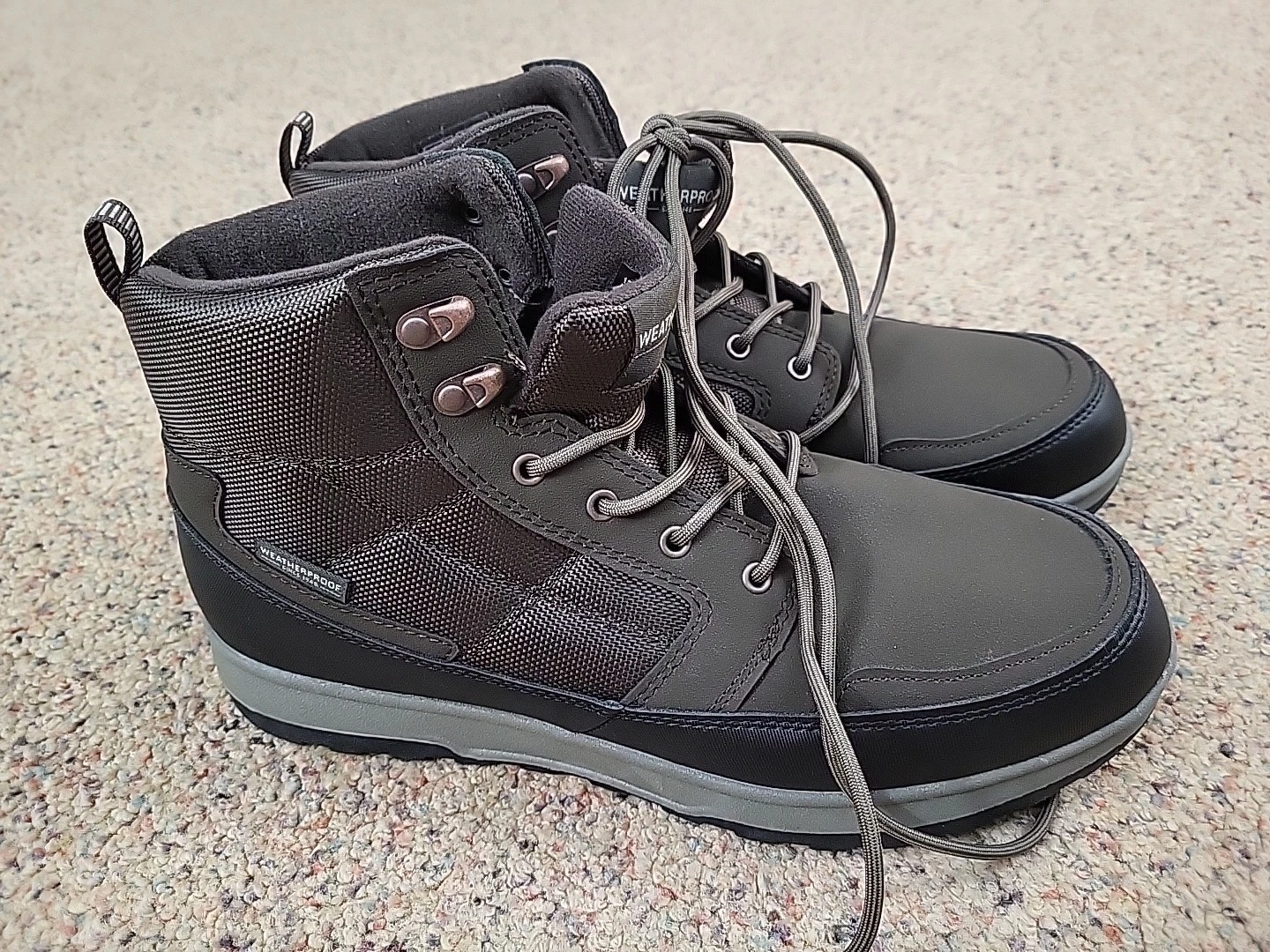 Weatherproof Vintage Mens Snow Boots, Brown, 12
